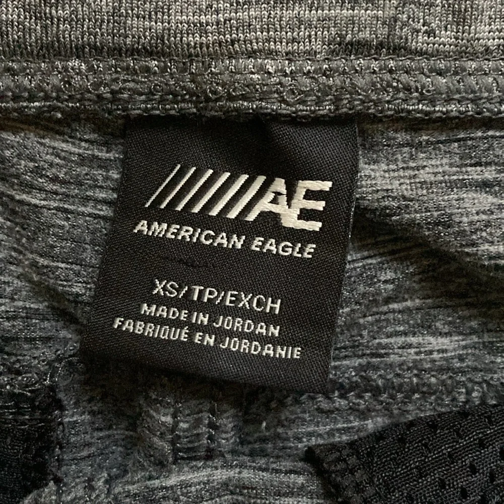 Women’s American Eagle Dark Gray Joggers with Black Details, Size XS